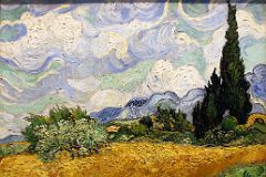 Top Met Paintings After 1860 03-1 Vincent van Gogh Wheat Field with Cypresses.jpg